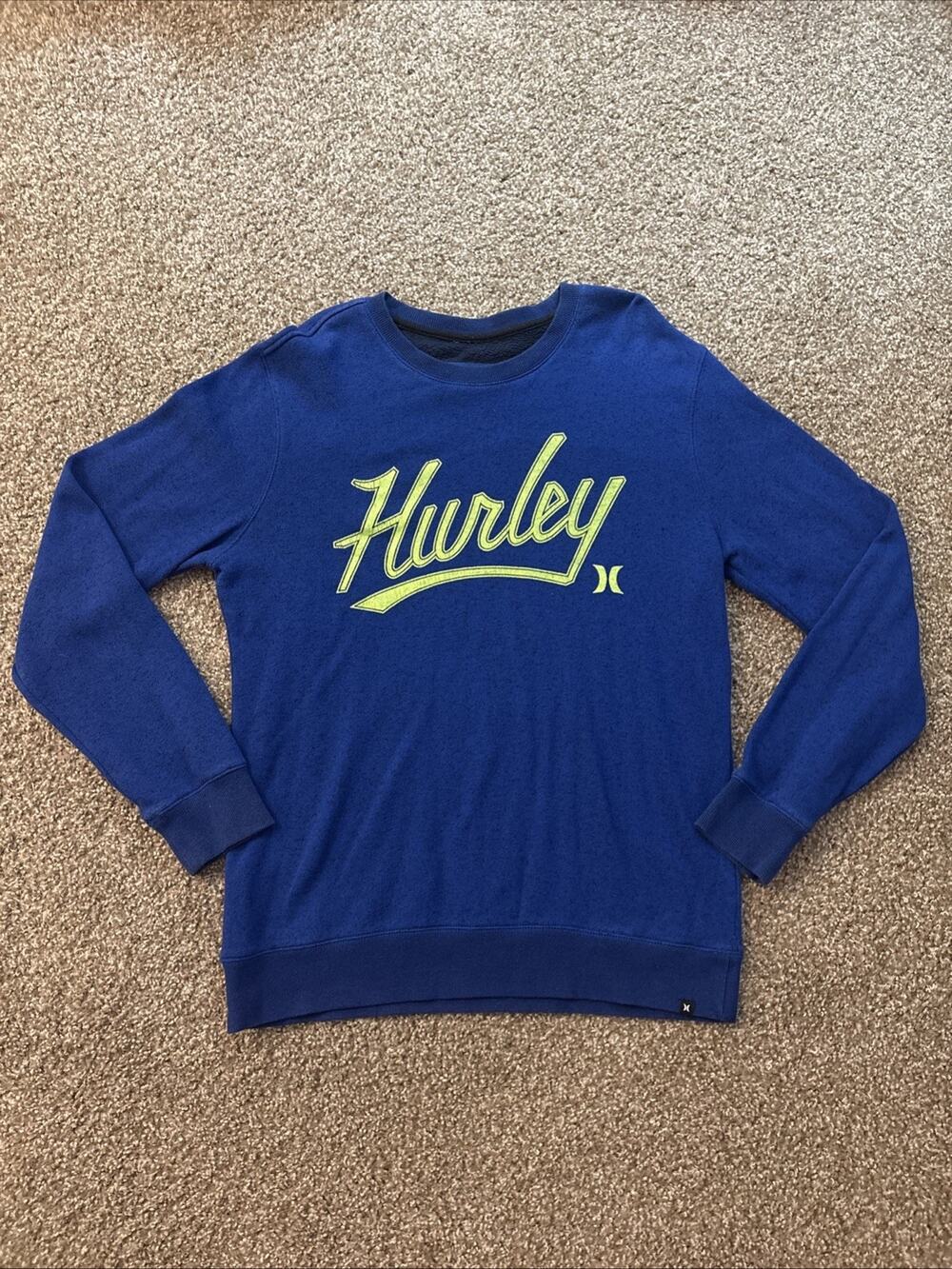 Hurley Men’s Pullover Blue Sweater Large